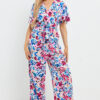 Multi Printed Jumpsuit - Blue/Pink - Image 4
