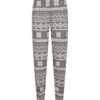 Soya Concept Festive Collection Fair Isle Lounge Set - Grey - Image 5