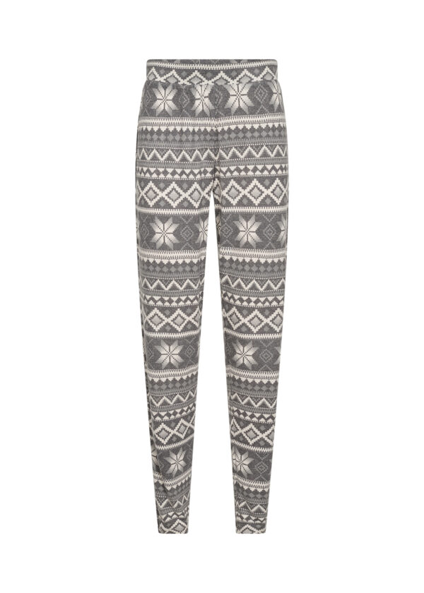 Soya Concept Festive Collection Fair Isle Lounge Set - Grey - Image 5