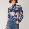 Omani Printed Stretch Top