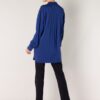 Longline Blouse - Night Blue - Image 4