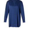 Longline Blouse - Night Blue - Image 2