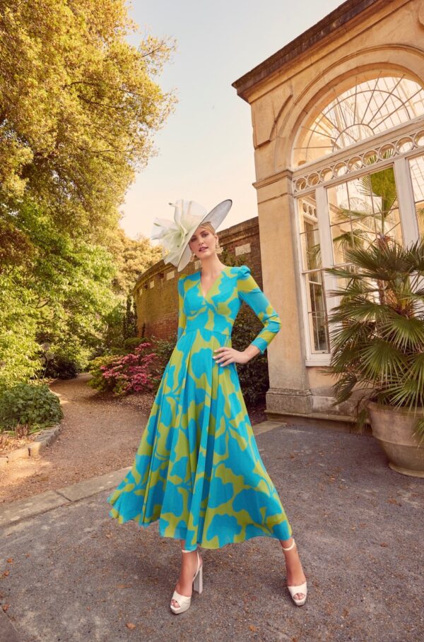 Veni Infantino Dress Style 29662 Turquoise/Lime (Invitations Collection)
