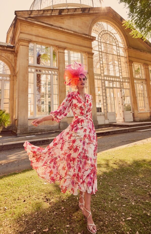 Invitations by Veni Infantino Style 29803 - Fuxia Coral Print