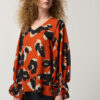 Joseph Ribkoff Animal Print Top Style 233201 - Tandoori - Image 2
