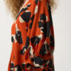 Joseph Ribkoff Animal Print Top Style 233201 - Tandoori - Image 5