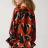Joseph Ribkoff Animal Print Top Style 233201 - Tandoori - Image 4