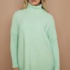 Ribbed Jumper - Pale Green - Image 2