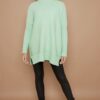 Ribbed Jumper - Pale Green