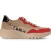 Gabor Camel/Red/Leopard Print Trainer - 53.451.13 - Image 2