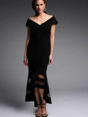 Joseph Ribkoff Scuba Crepe Trumpet Dress - Style 223743