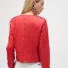 Foiled Faux Suede Boxy Jacket - Style 252918 - Image 4