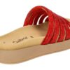 Gabor Red Multi-Strap Slide Sandals 63.752.85 - Image 7