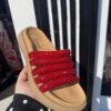 Gabor Red Multi-Strap Slide Sandals 63.752.85